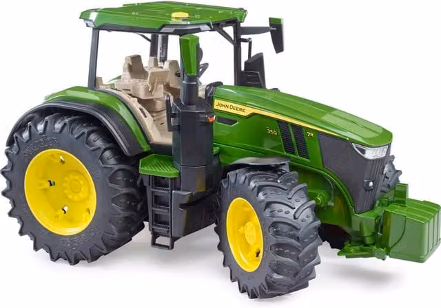Bruder John Deere 7R 350 Detailed Vehicle and Playset Model, Green, 1:16 Scale