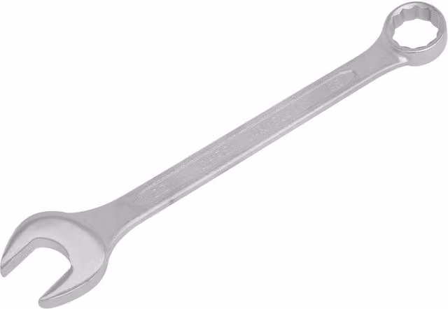 Loops 32mm Combination Spanner in Silver Chrome Vanadium Steel