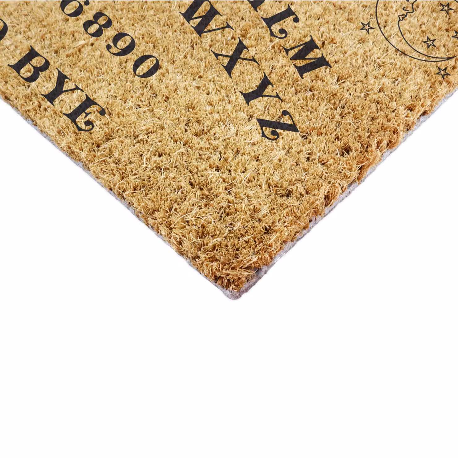 Artsy Mats Ouija Board Coir Doormat in Brown, W/D: 90 x 60 cm – 4