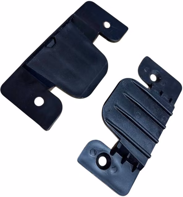 Sloomy 8 Pack Black Plastic Connector Clips and Brackets for Divan Beds and Sofas – 1