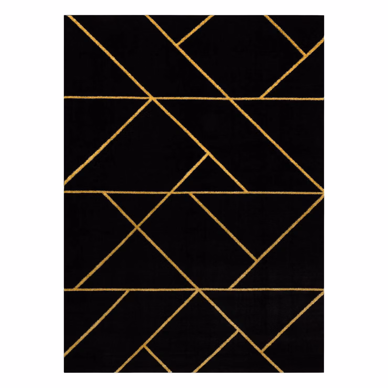 RugsX Emerald Geometric Rug in Black, W: 200 cm, D: 290 cm – 3