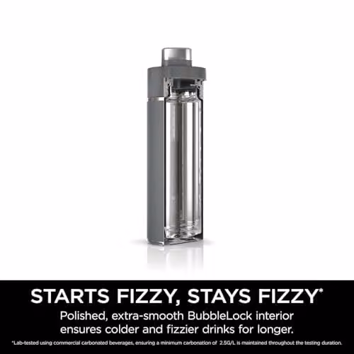 Ninja Thirsti Vacuum Insulated Stainless Steel Water Bottle and Flask with Leak-Proof Screw Lid, Grey, 700 ml – 5