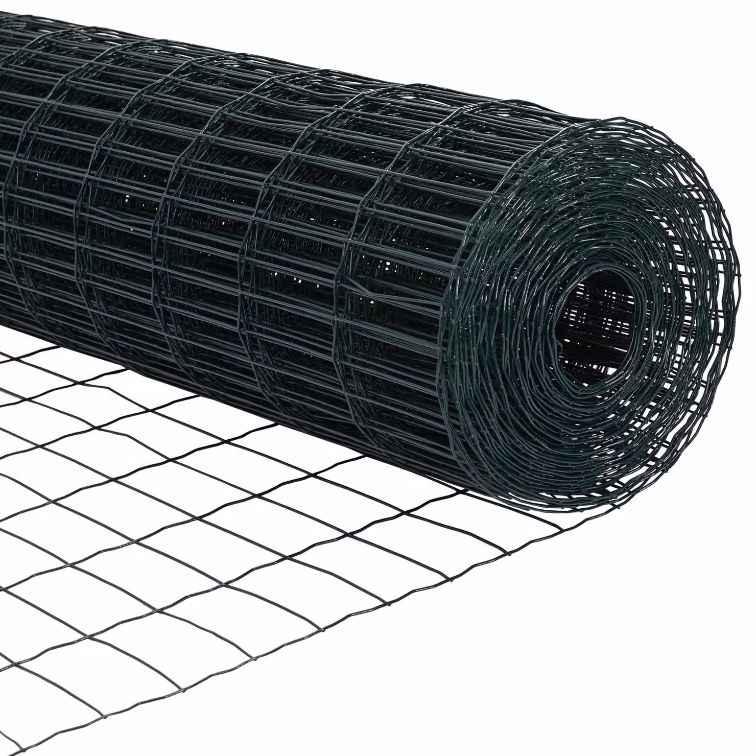 Berkfield Home Euro Fence Green PVC-Coated Steel Rectangular Fencing, 2.0 m x 25 m – 6