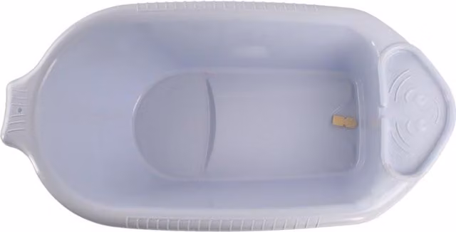 Junior Joy Baby Bath with Drain Plug, Purple