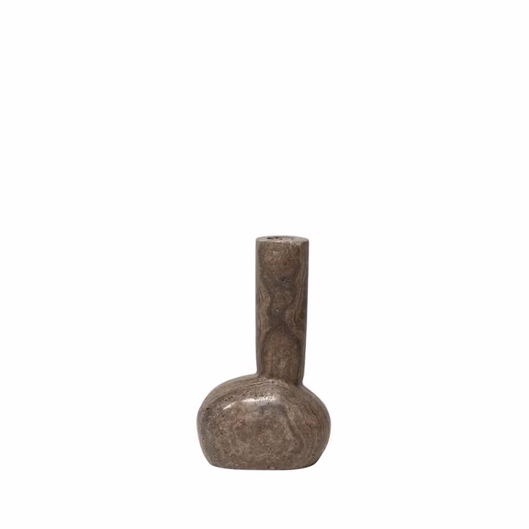 Dome Deco NIKA S Ceramic Abstract Vase in Brown