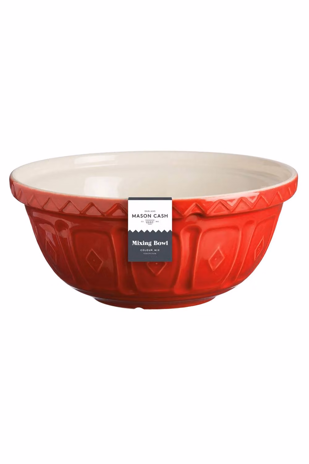 Mason Cash Colour Mix S24 Ceramic Mixing Bowl, Red, 2L, Diameter: 24 cm – 3