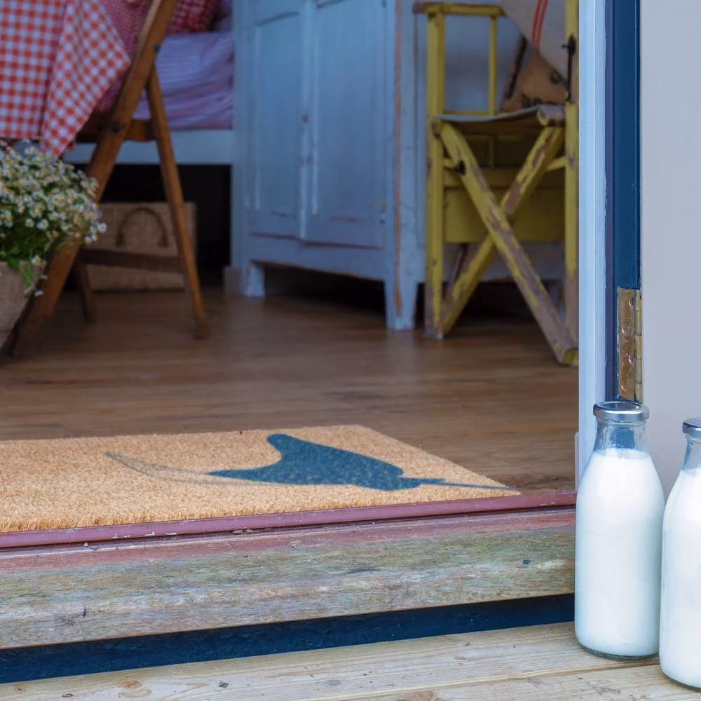 Artsy Mats Sting Ray Doormat in Brown, W/D: 90 x 60 cm – 3