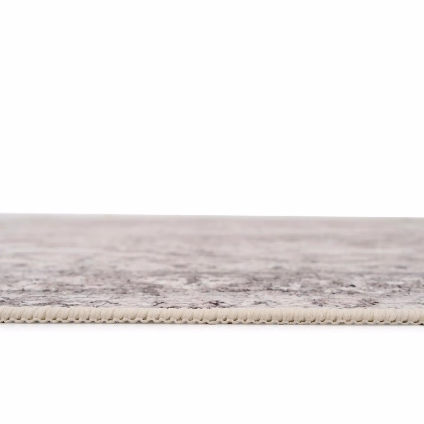 Kukoon Grey Distressed Vintage Woven Living Room Area Rug, Washable and Liquid Repellent, W: 120 cm, L: 170 cm – 3