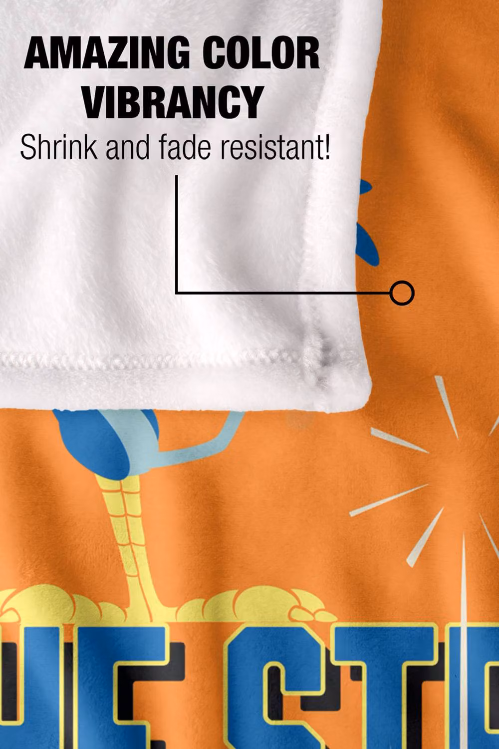 Warner Bros. Looney Tunes The Struggle Is Real Extra Large Super Soft Silky Touch Throw Blanket in Multicolour and Orange – 4