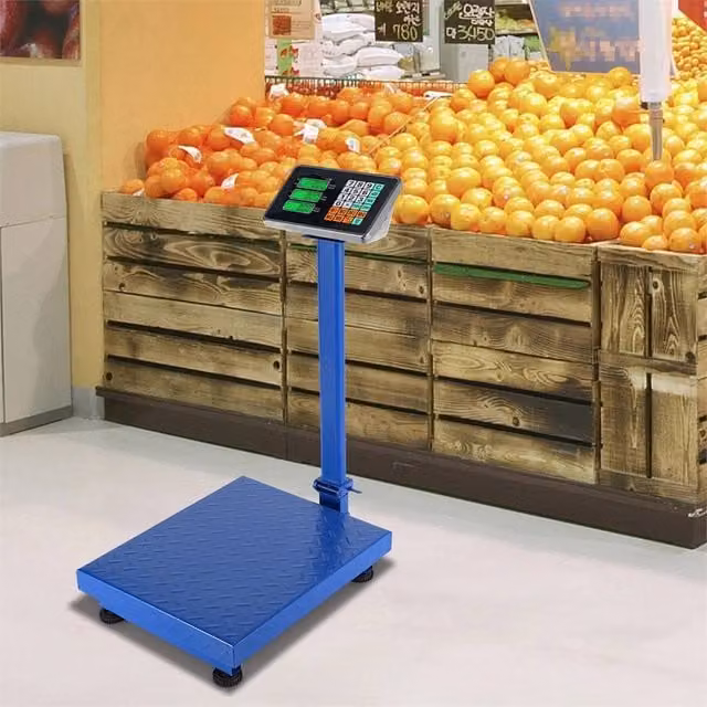 Nordara Blue Digital Platform Scale with 300kg Capacity – 1