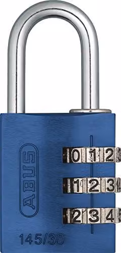 ABUS Aluminium Combination Padlock in Blue