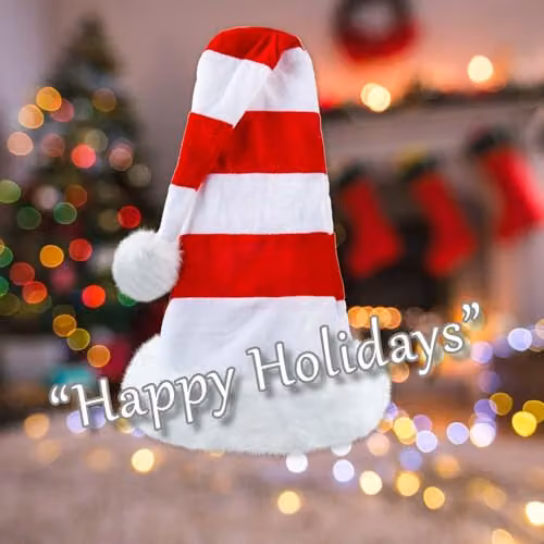 VFM e-Store Red and White Christmas Party Hat for Adults, W/D/H: 30 x 30 x 70 cm – 3