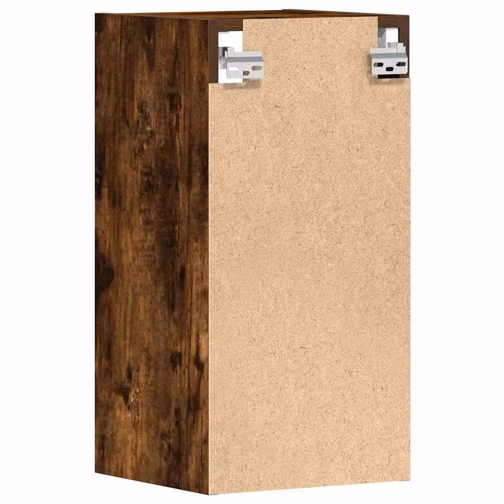 Berkfield Home Modern Wall Mounted Kitchen Cabinet in Smoked Oak Brown, W/D/H: 30 x 29.5 x 60 cm – 5