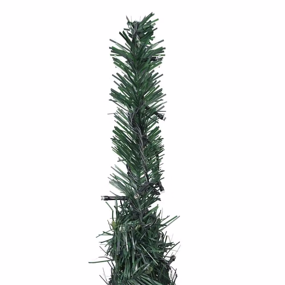 Berkfield Home Green Pop-up String Pre-lit Artificial Christmas Tree, Height: 150 cm – 4