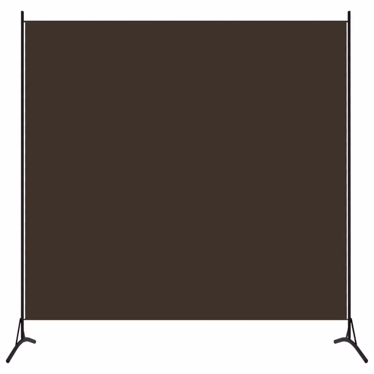 Berkfield Home Durable 1-Panel Room Divider in Brown, W/H: 175 x 180 cm