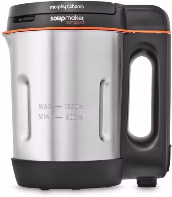 Morphy Richards Compact Soup Maker in Silver Stainless Steel – 1