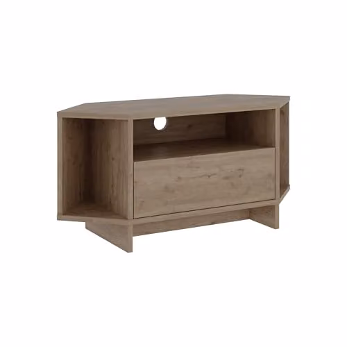 HOCUS PICUS Modern Oak Effect Corner TV Unit – 2
