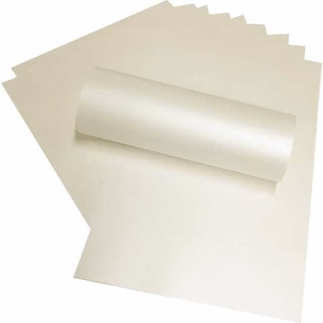 Syntego Pack of 50 Pale Ivory Quarzo Paper