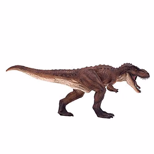 MOJO Prehistoric Life Collection Deluxe T Rex Dinosaur Model Toy Figure in Brown