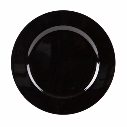 Argon Tableware Metallic Charger Plate in Black, Diameter: 33 cm – 1