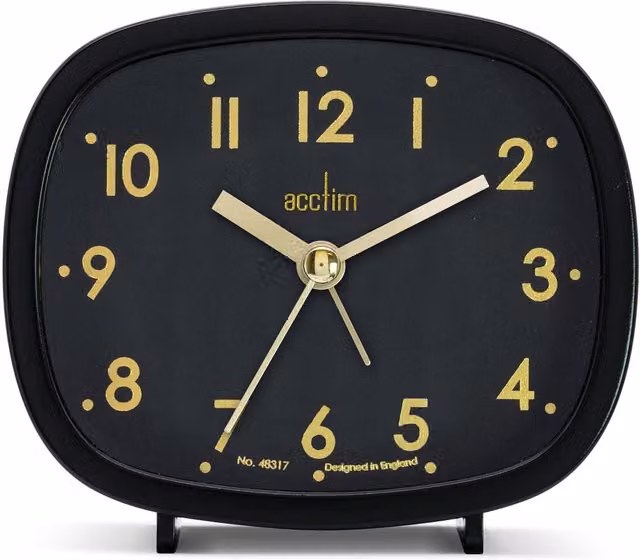 Acctim Hilda Beep Alarm Clock in Black – 1