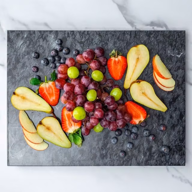 Homiu Black Marble Rectangular Chopping Board