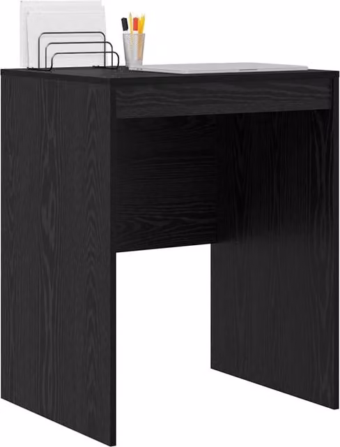 Berkfield Home Elegant Writing Desk in Black Oak, W/D/H: 60 x 50 x 76 cm