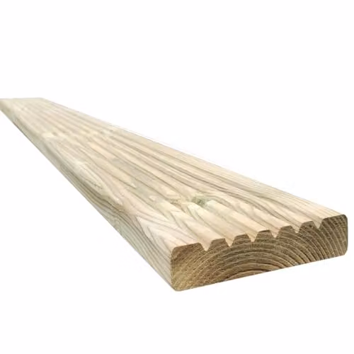 Snowdon Timber Pressure Treated Decking Boards, 10 Pack, Natural Brown, W/D/H: 2.8 x 12.0 x 240.0 cm