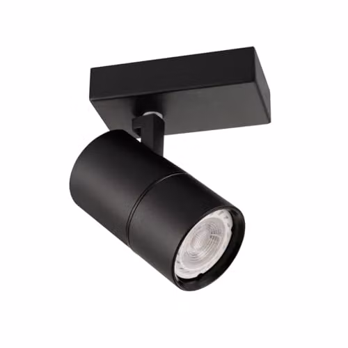 Netlighting Laconi Modern Single Spotlight GU10 in Black