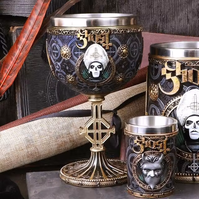 Nemesis Now! Ghost Gold Meliora Chalice in Gold and Black