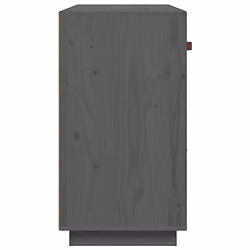 vidaXL Modern Grey Solid Wood Pine Sideboard W/D/H: 100 x 40 x 75 cm – 5