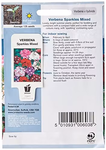 Johnsons Verbena Sparkles Mixed Multicolour – 2