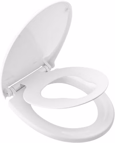 Smartbies 2-in-1 Family Toilet Seat with Soft Close Function in White