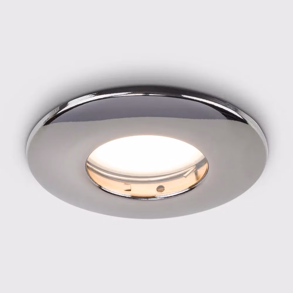 ValueLights Modern LED Downlight Fire Rated IP65 Ceiling Light Fitting, 6 Pack, Black – 3