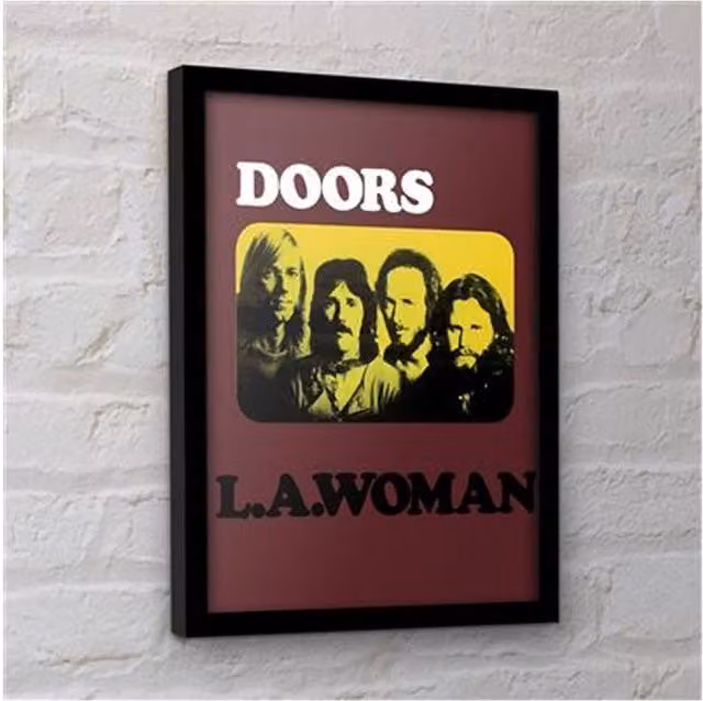The Doors L.A. Woman Framed Multicolour Paper Poster – 1