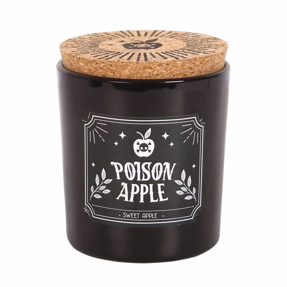 Uniqueful Poison Apple Sweet Apple Votive Candle in Black, 100g – 3