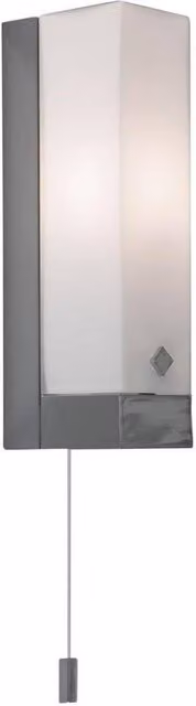 Linea Verdace Lighting Classic Chrome and Grey Bathroom Wall Light IP44