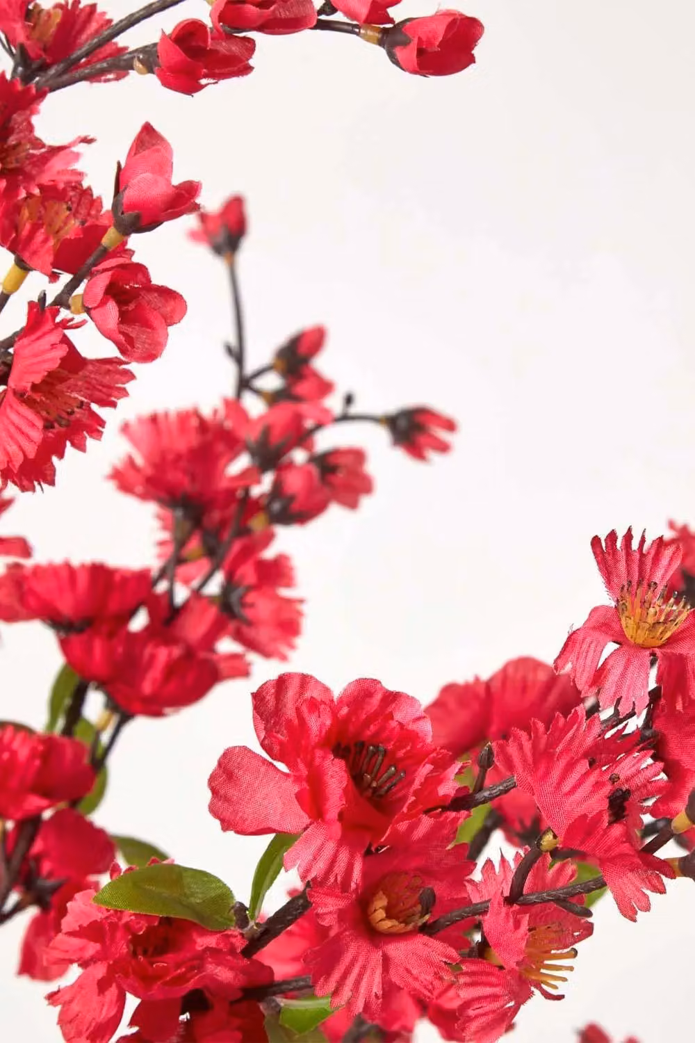 Homescapes Pink Artificial Blossom Tree with Textile and Wood Details, Height: 152.4 cm – 3