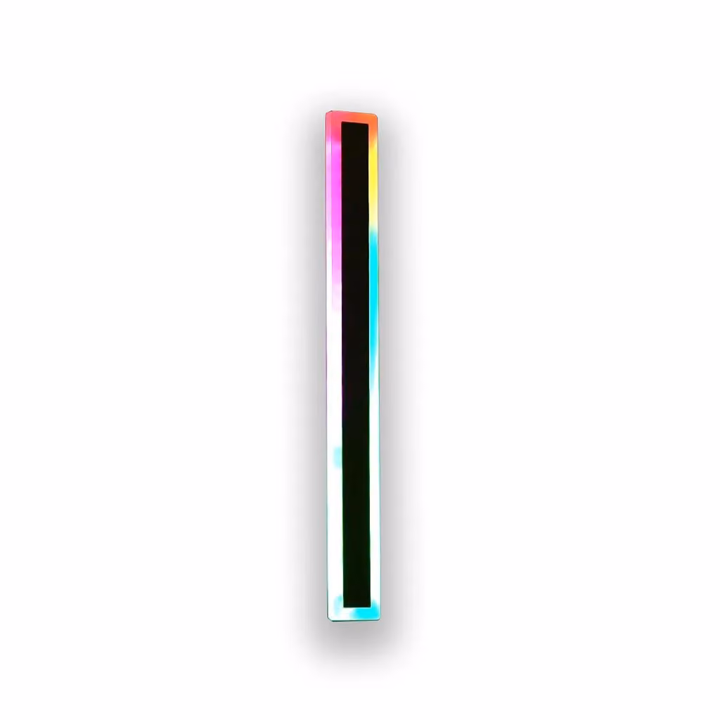 ENER-J Modern RGB Colour Changing LED Outdoor Wall Light, Matte Black, 100cm – 2