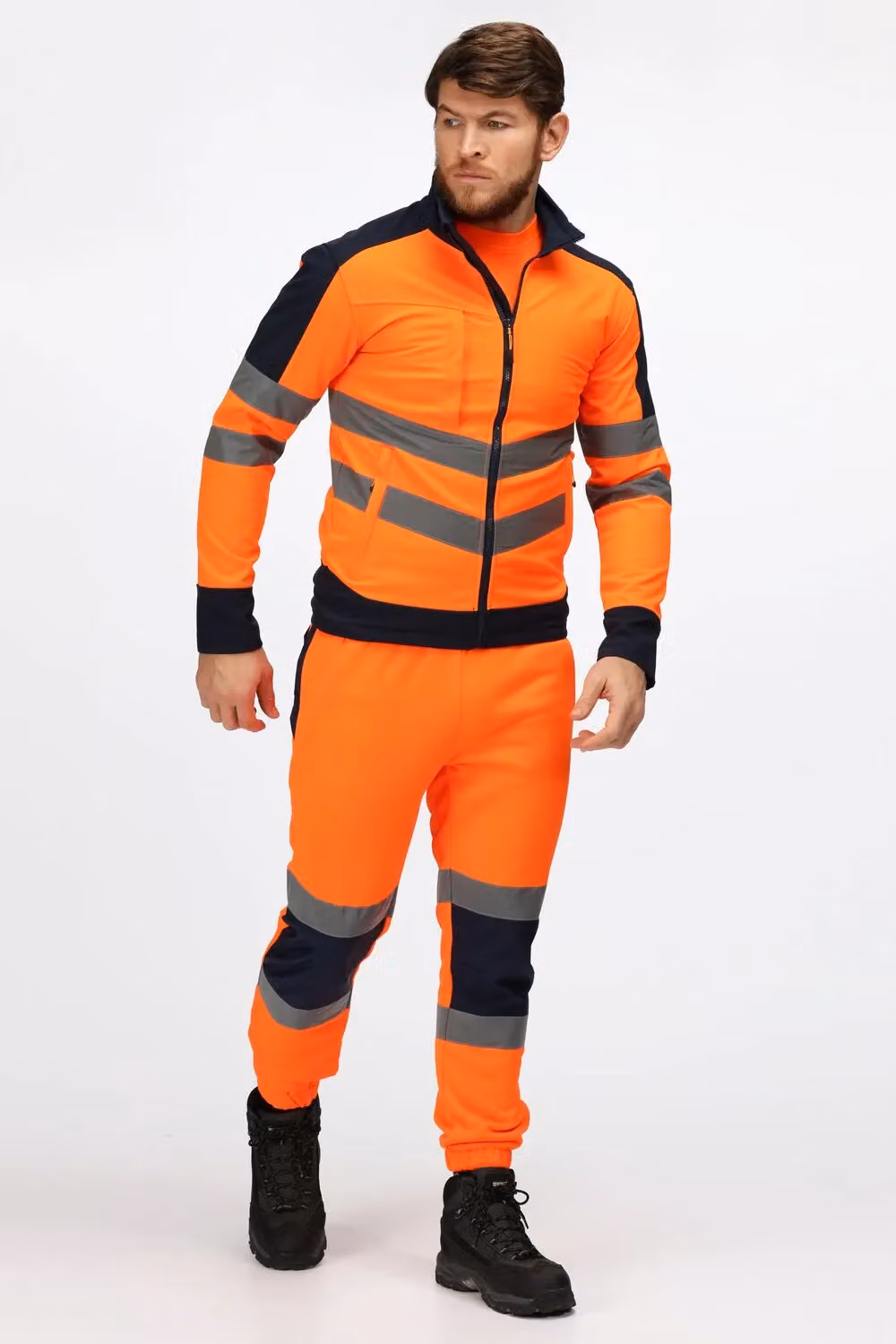 Regatta Men's Hi-Vis Pro 3-Layer Softshell Jacket in Orange, Size M, EN ISO 20471 Compliant – 2