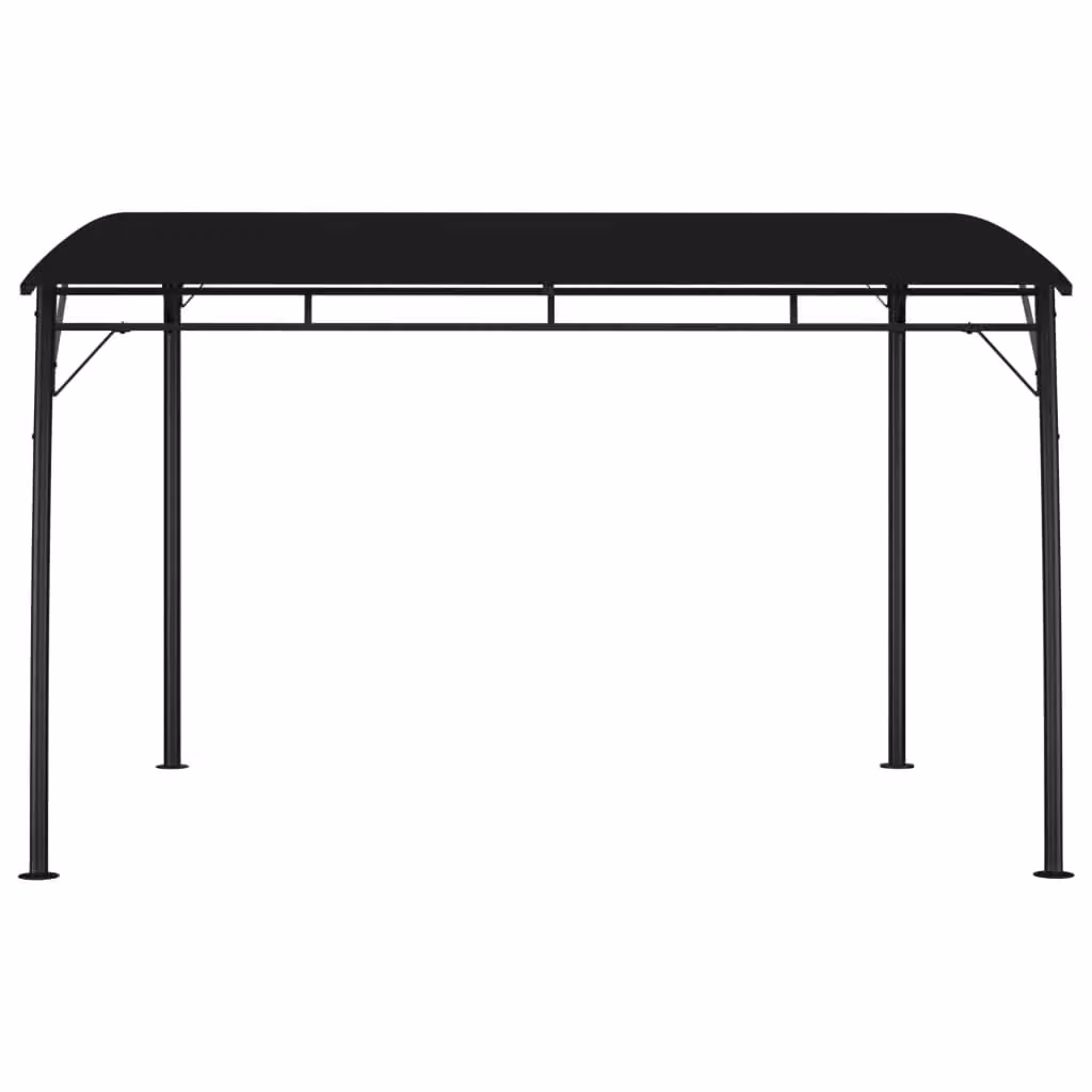 Berkfield Home Garden Freestanding Sunshade Awning in Anthracite Black, W: 300 cm, D: 300 cm, H: 255 cm – 2