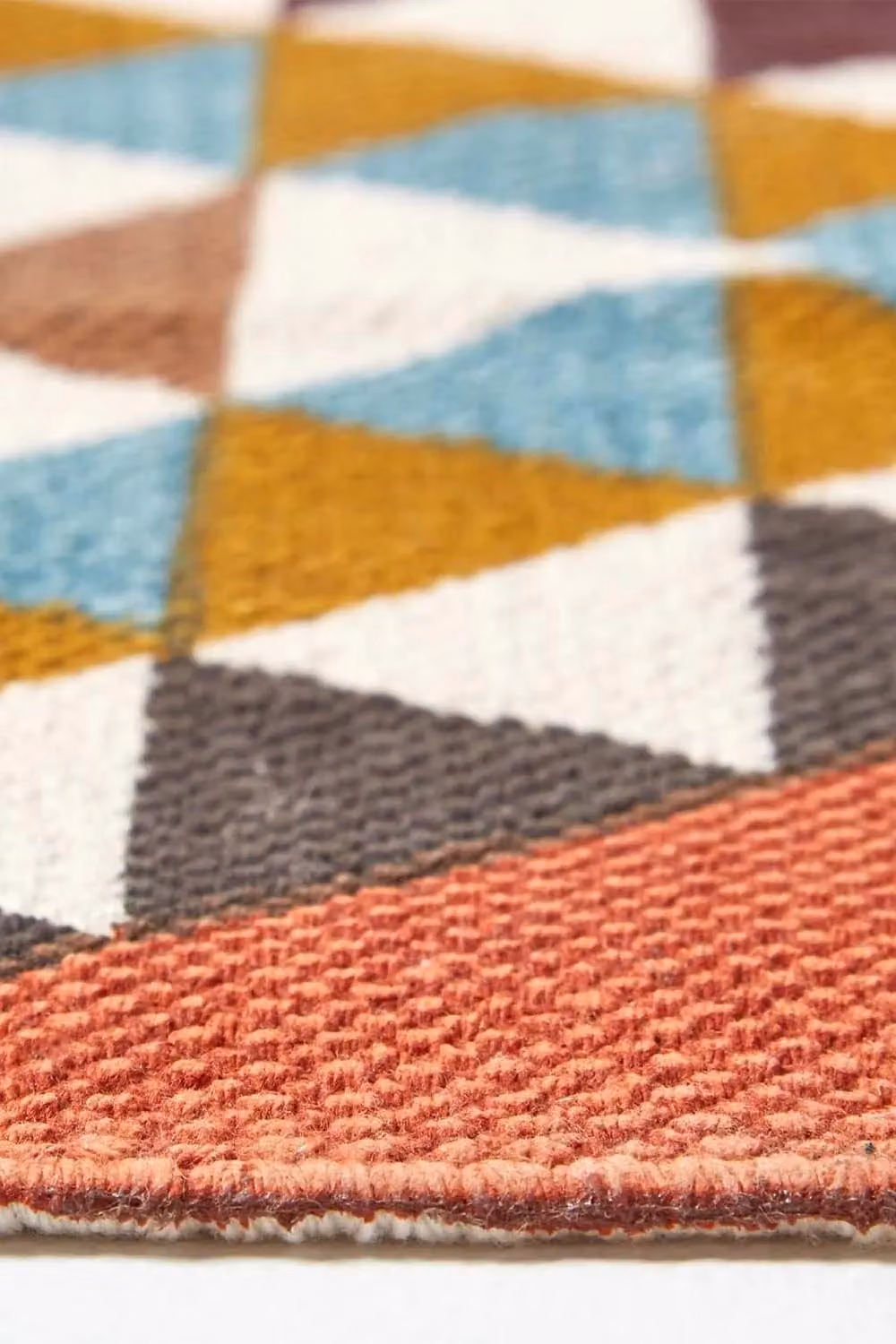 Homescapes Oslo Geometric Woven Cotton Rug, Multicolour, W: 90 cm, D: 150 cm – 4