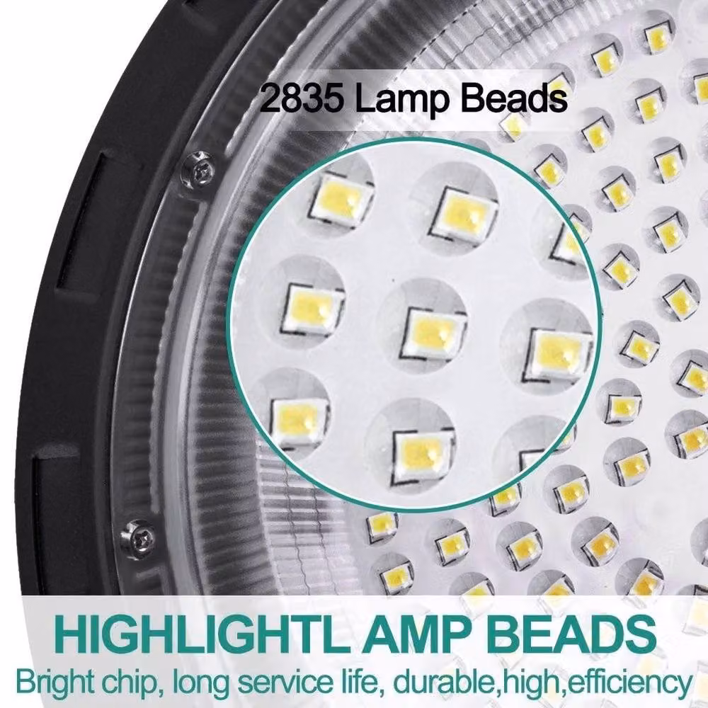 NESTLUNE 800W LED UFO High Bay Light in Black for Industrial Workshops – 6