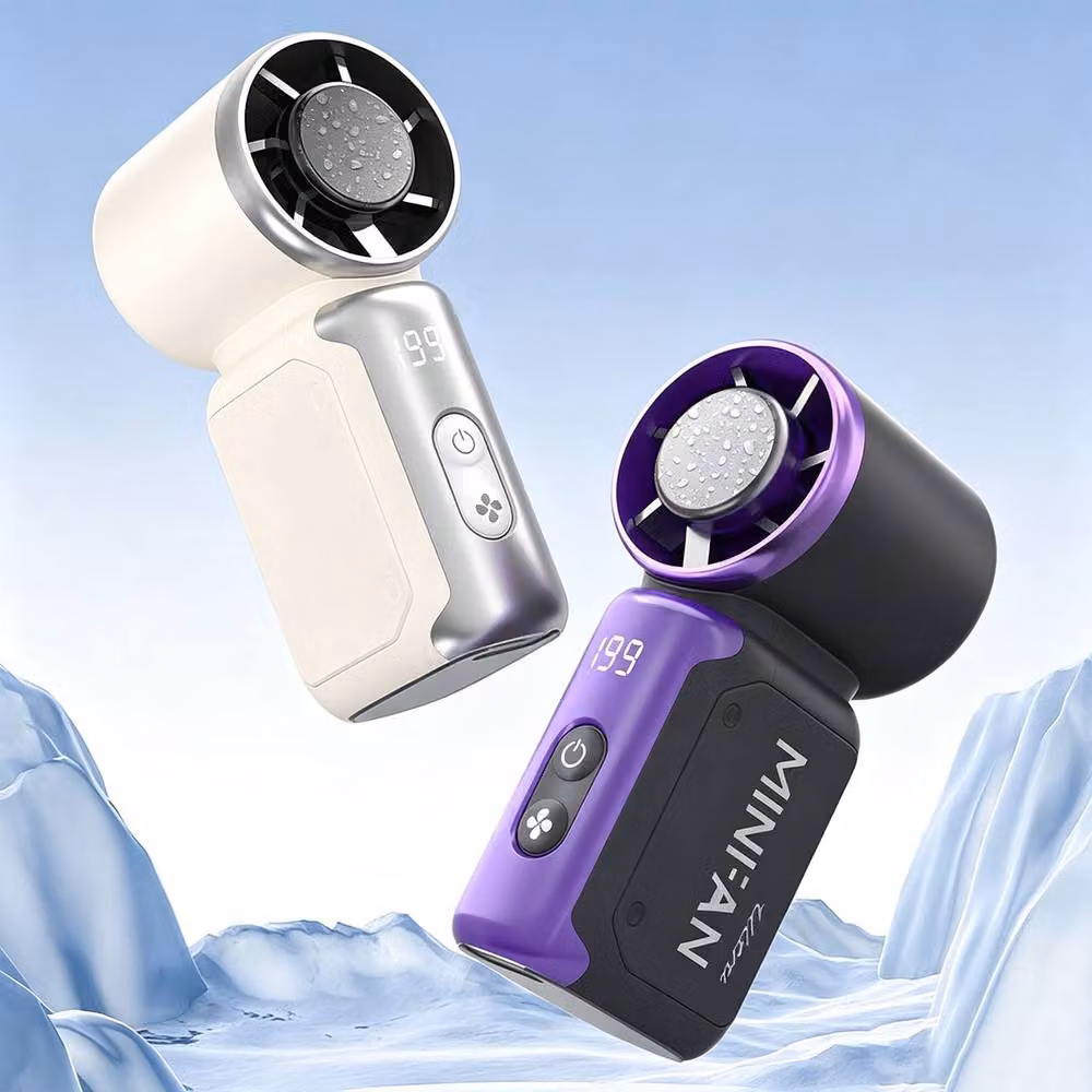 Quipulse Pocket Mini Ice Cooling Fan in Black – 1