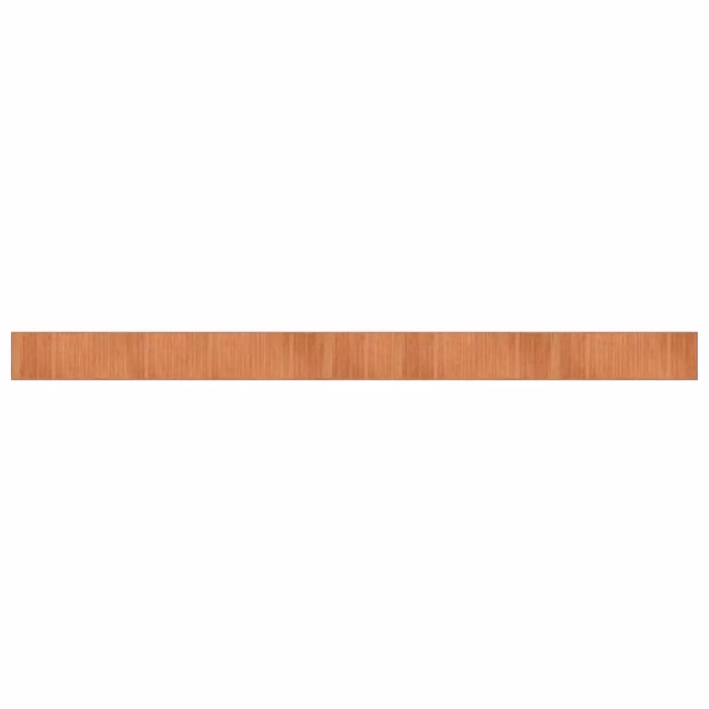 Berkfield Home Rectangular Bamboo Rug in Brown, W/D: 70 x 1000 cm – 1