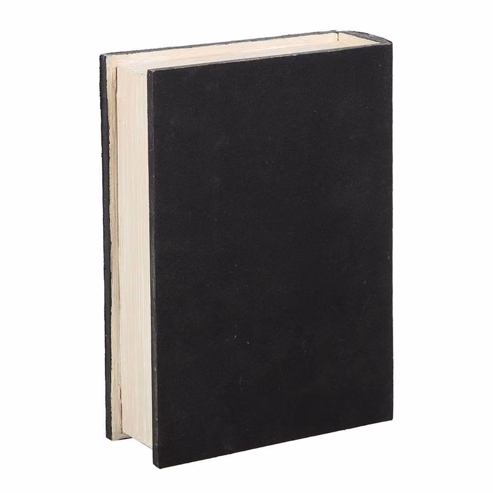 Something Different Library of Poisonous Plants Book Storage Box in Black, W: 21.0 cm, D: 15.5 cm, H: 5.0 cm – 1