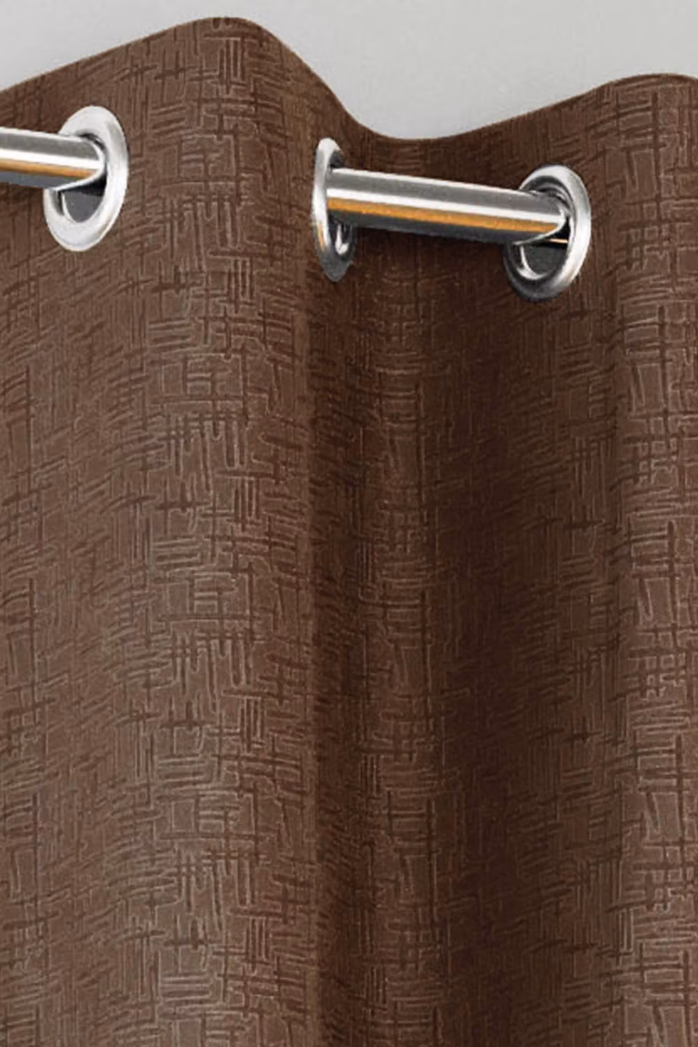 Enhanced Living Vogue Chocolate Thermal Blackout Eyelet Curtains, Pair, W: 168 cm, H: 229 cm – 3