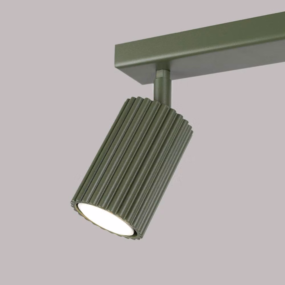 Sollux Lighting Minimalist Green Metal Ceiling Lamp with 2 Lights, W/D/H: 16.5 x 30 x 6.5 cm – 3