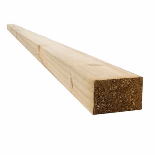 Snowdon Timber Treated Impregnated Timber, Pack of 2, Natural Brown, W: 4.5 cm, H: 7 cm, L: 3.6 m