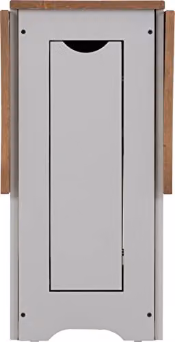 Seconique Santos Butterfly Dining Set in Grey and Waxed Pine with Extendable Table and 4 Chairs – 2